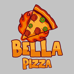 Bella Pizza logo.